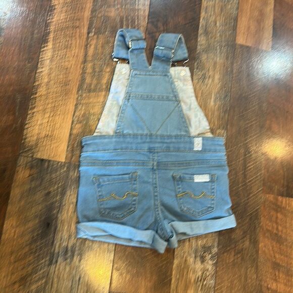 7 for all mankind overall bibs 12 mos (3900) - Picture 2 of 4